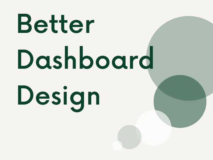 6 Steps to Design a Data Dashboard